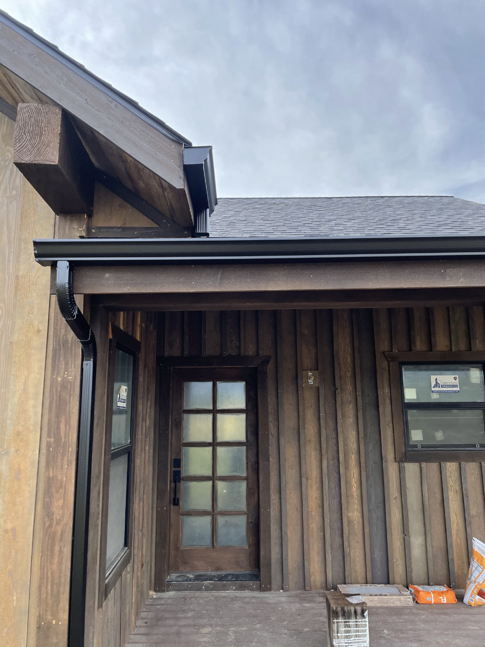 Gutter installation project